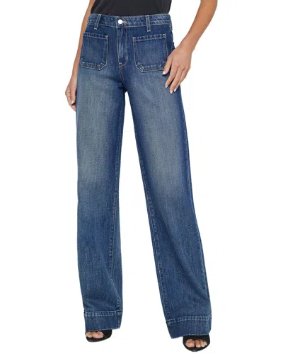 L'agence Nolan High-rise Wide Leg Pant In Blue