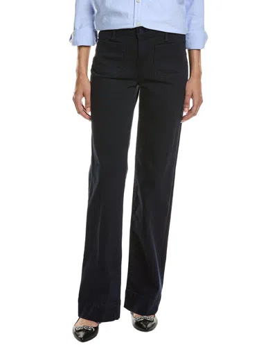 L'agence Nolan High-rise Patch Pocket Wide Leg Pant In Black