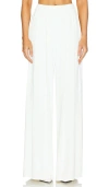 L'agence Nova Pleated Pant In White