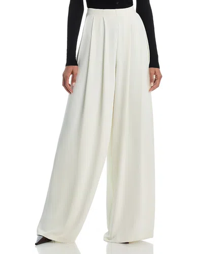 L'agence Nova Pleated Pants In White