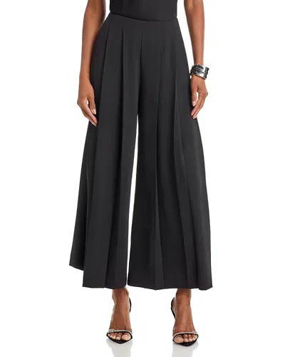L'agence Novalynn Crop Pleated Pants In Black
