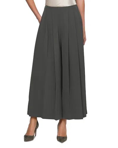 L'agence Novalynn Crop Pleated Pants In Gray