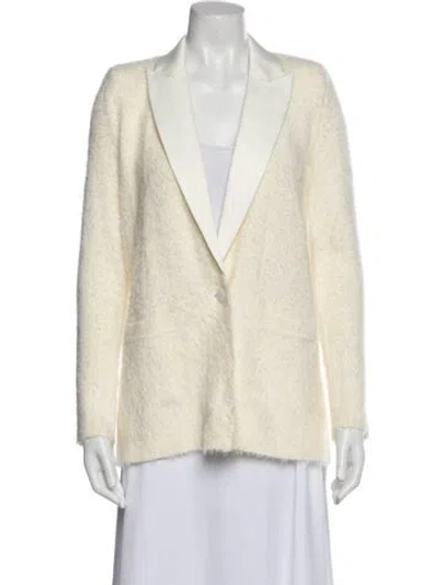 Pre-owned L'agence Nylon Blazer In Neutral