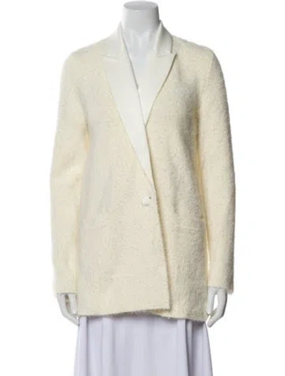 Pre-owned L'agence Nylon Blazer In Neutral