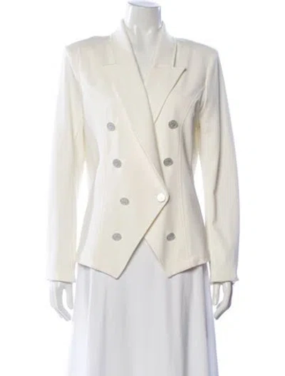 Pre-owned L'agence Nylon Blazer W/ Tags In Neutral