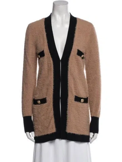 Pre-owned L'agence Nylon Colorblock Pattern Blazer In Neutral