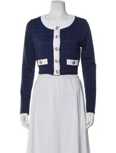 Pre-owned L'agence Nylon Denim Jacket W/ Tags In Blue