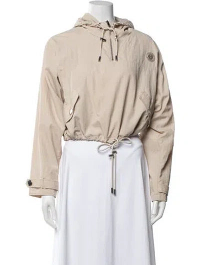 Pre-owned L'agence Nylon Jacket W/ Tags In Neutrals