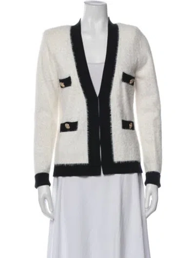 Pre-owned L'agence Nylon Jacket In White