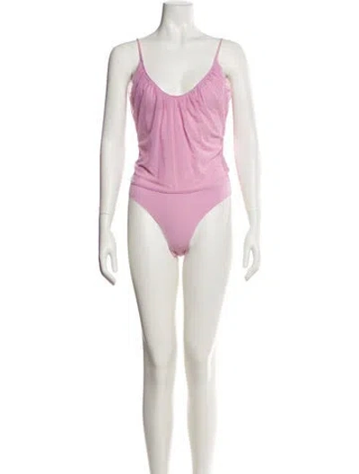 Pre-owned L'agence Nylon Pajamas W/ Tags In Pink