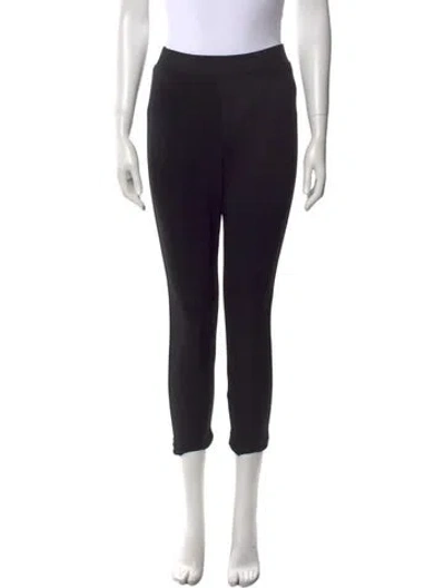 Pre-owned L'agence Nylon Skinny Leg Pants In Black