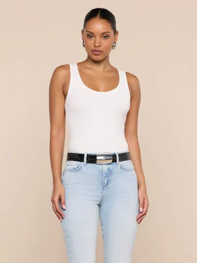 L'agence Nyra Bodysuit In White