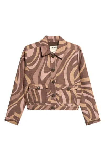 L'agence Nyx Abstract Crop Jacket