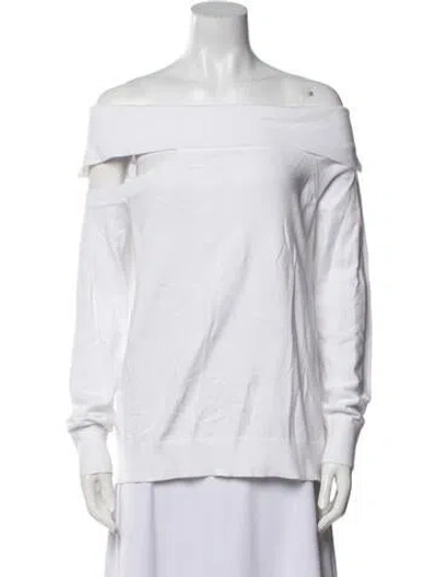 Pre-owned L'agence Off-the-shoulder Sweater W/ Tags In Multi