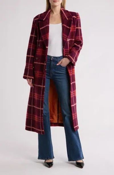 L'agence Olina Plaid Coat