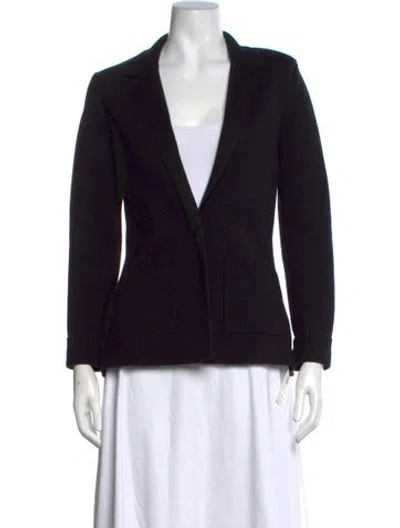 Pre-owned L'agence Open Front Sweater In Black