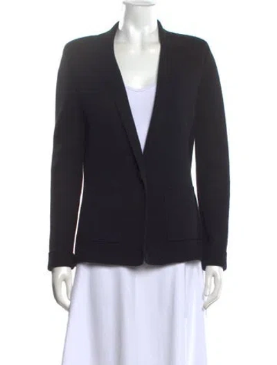 Pre-owned L'agence Open Front Sweater In Black