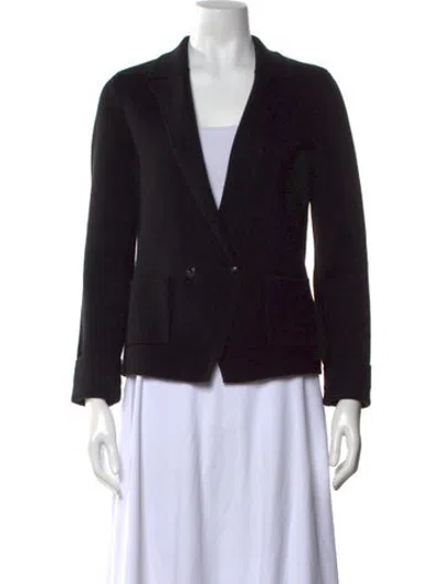 Pre-owned L'agence Open Front Sweater In Black