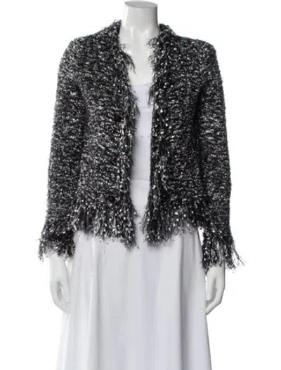 Pre-owned L'agence Open Front Sweater In Blue