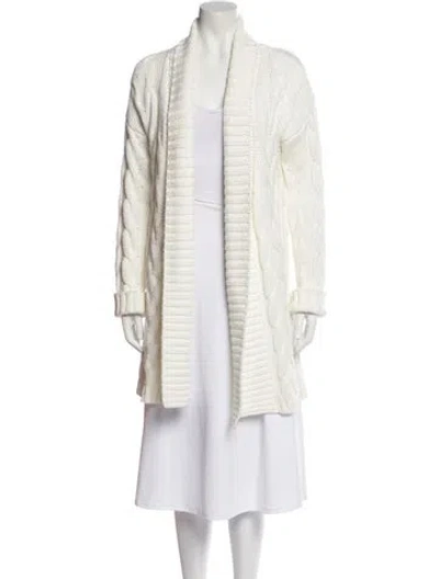 Pre-owned L'agence Open Front Sweater In Neutral