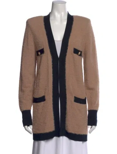 Pre-owned L'agence Open Front Sweater In Neutral