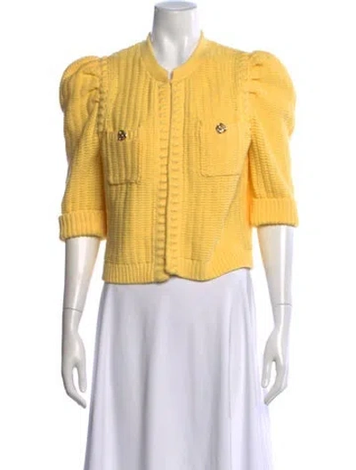 Pre-owned L'agence Open Front Sweater In Neutral