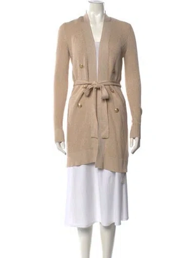 Pre-owned L'agence Open Front Sweater In Neutral