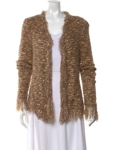 Pre-owned L'agence Open Front Sweater In Neutral