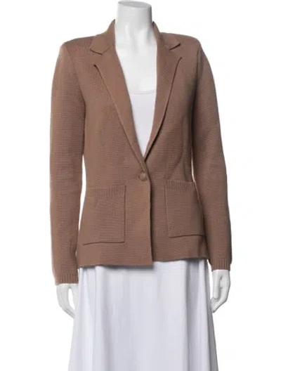 Pre-owned L'agence Open Front Sweater In Neutral