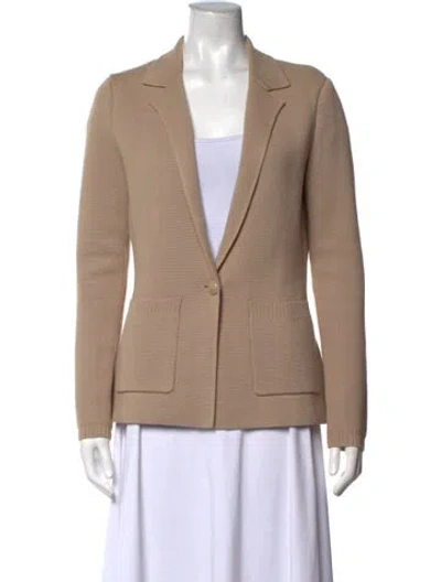 Pre-owned L'agence Open Front Sweater In Neutrals