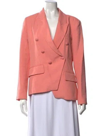 Pre-owned L'agence Open Front Sweater In Pink