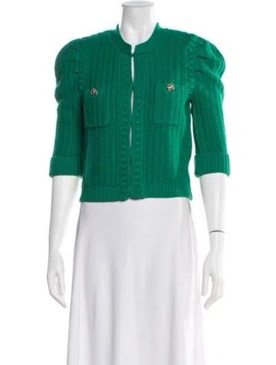 Pre-owned L'agence Open Front Sweater W/ Tags In Green