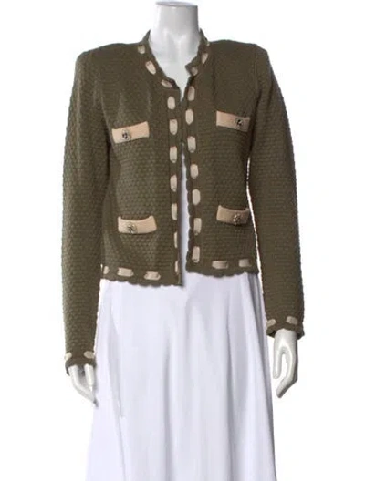 Pre-owned L'agence Open Front Sweater W/ Tags In Green