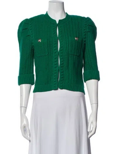 Pre-owned L'agence Open Front Sweater W/ Tags In Green