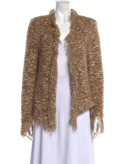 Pre-owned L'agence Open Front Sweater W/ Tags In Neutral