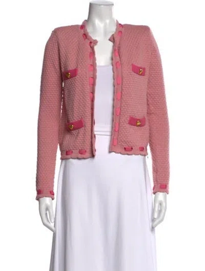 Pre-owned L'agence Open Front Sweater W/ Tags In Pink