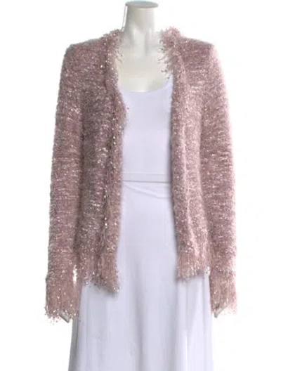Pre-owned L'agence Open Front Sweater W/ Tags In Purple