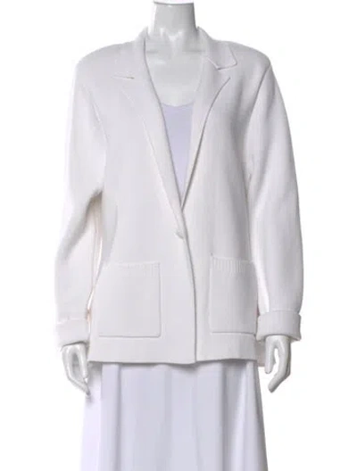 Pre-owned L'agence Open Front Sweater W/ Tags In White