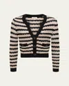 L'agence Orla Pointelle Knit Cardigan