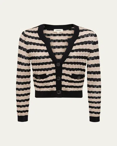 L'AGENCE ORLA POINTELLE KNIT CARDIGAN