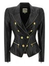 L'agence Ottilie Double-breasted Blazer In Black