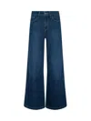 L'agence Pacey Wide-leg Jean In Blue