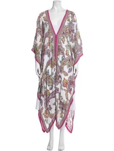 Pre-owned L'agence Paisley Print Coat W/ Tags In Multicolor