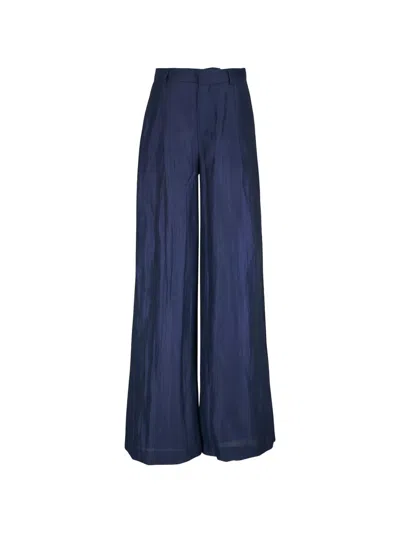 L'agence Palazzo Pants In Blue