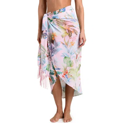 L'agence Palm Colorful Cover-up Pareo In Multi