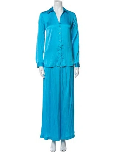 Pre-owned L'agence Pant Set In Blue