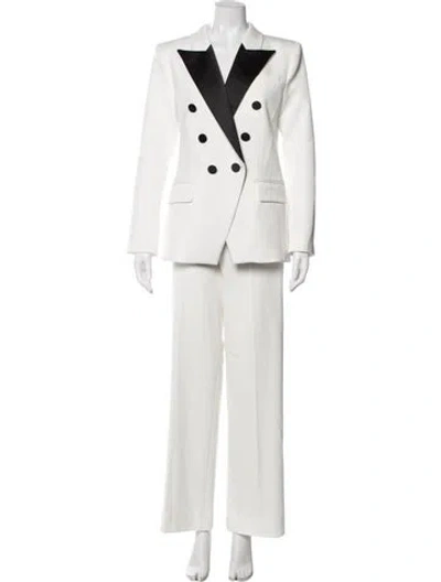 Pre-owned L'agence Pant Set In White