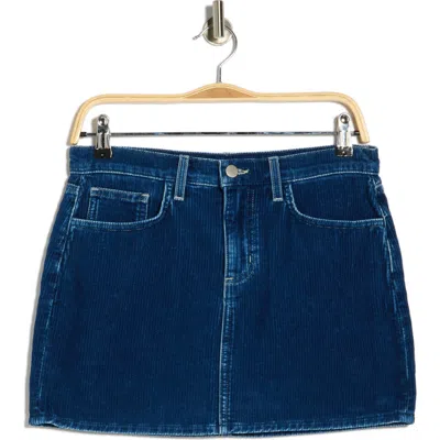 L'agence Paris Corduroy Miniskirt In Blue