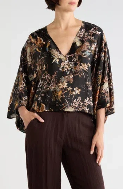 L'agence Parma Sleeve Silk Top