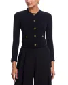 L'agence Patsy Crop Cardigan In Black